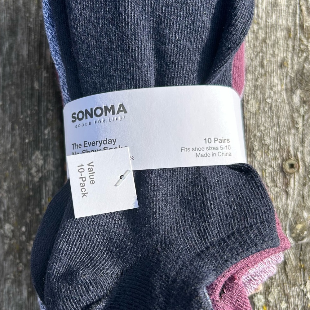 Sonoma Women’s  Casual Crew Socks - 10 pair